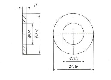 Washer DIN 9021